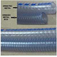 ESPIROFLEX 20/27 DRINKTEC TRANSMETAL - Transparentní tlaková a sací hadice pro potravinářské produkty, PVC, -10/+60°C