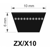 Rubena 10x 600 Lw/ 580 Li ZX řemen klínový