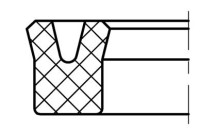 Gufero 32x42x10 ČSN 029269.3 PU univerzální manžeta