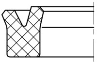 Gufero 70x90x12 ČSN 029274 PU pístní manžeta