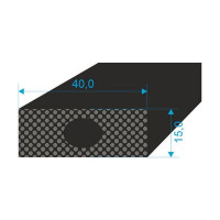 021540 Profilové těsnění 15x40 s dutinkou