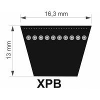 TB 16,3x1550 Lw/ 1572 La XPB řemen klínový