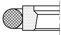 výroba 22x29,3x3,2 S30 PTFE/NBR omegat pístnicový